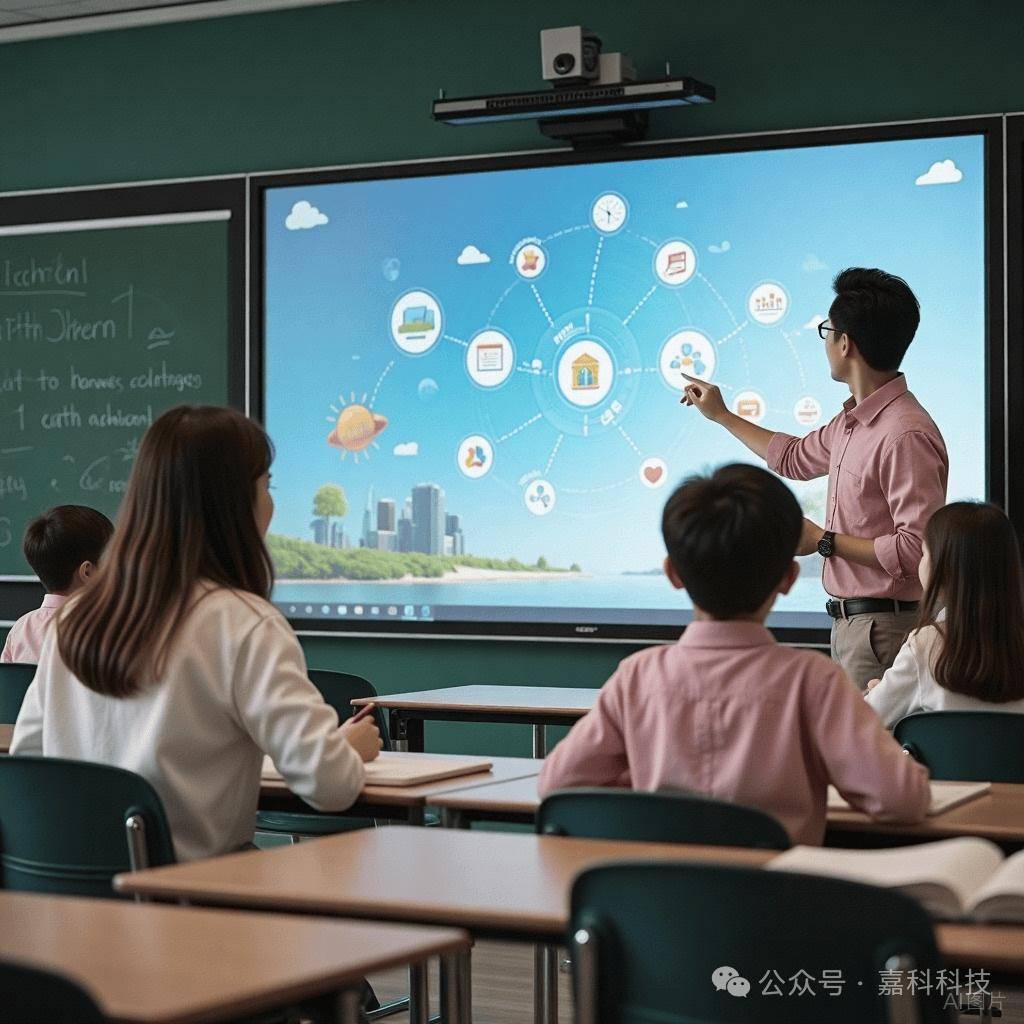 嘉科推出的智慧黑板 86寸触摸电子教育 智能教学触控一体机,深受师生